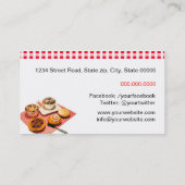 Bakery Business card Visitekaartje (Achterkant)
