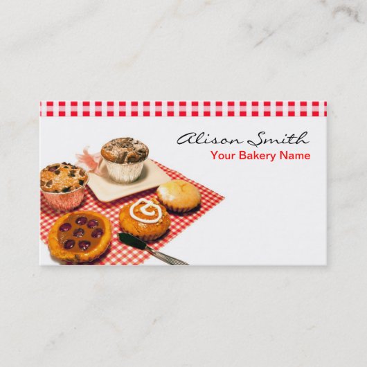 Bakery Business card Visitekaartje (Voorkant)