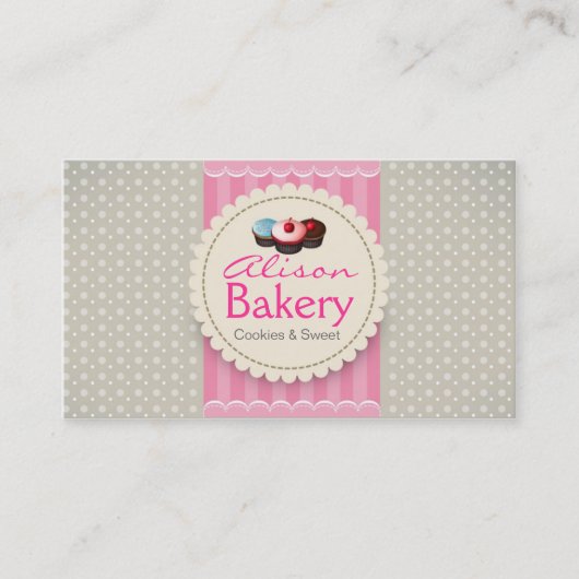 Bakery Business card Visitekaartje (Voorkant)
