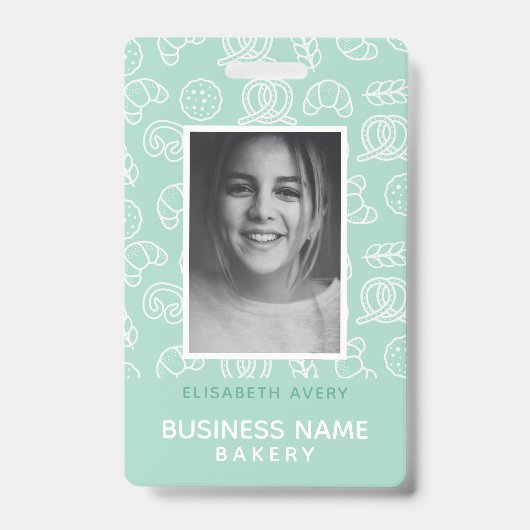 Bakery Business Foto gepersonaliseerd Badge (Voorkant)