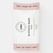 Bakery Business Logo Pastry Chef Spandoek (Verticaal)