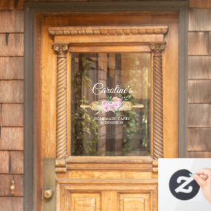 Bakery Business Window Cling Raamsticker