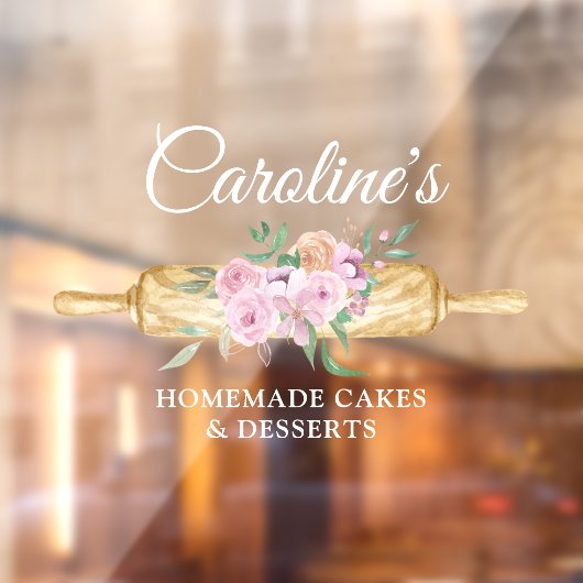 Bakery Business Window Cling Raamsticker (Vel 2)