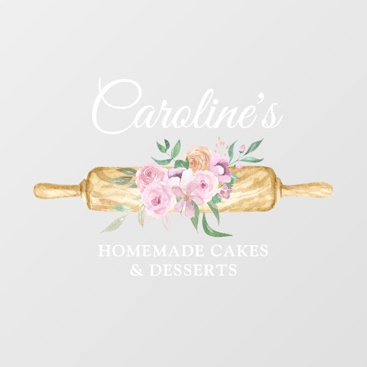 Bakery Business Window Cling Raamsticker (Vel)