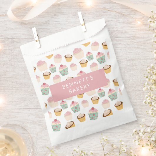 Bakery Cafe Cupcake Business Takeaway Bedankzakje (Geknipt)