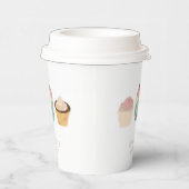 Bakery Cafe Cupcake Business Takeaway Papieren Bekers (Rechts)