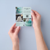 Bakery Cake Foto Sociale Media QR Flyer (Hand)