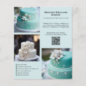 Bakery Cake Foto Sociale Media QR Flyer (Voorkant)