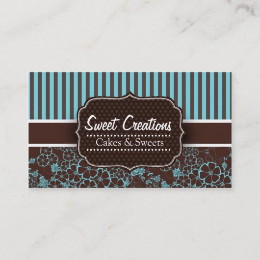 Bakery/Cakes/Sweets Creations Visitekaartje (Voorkant)