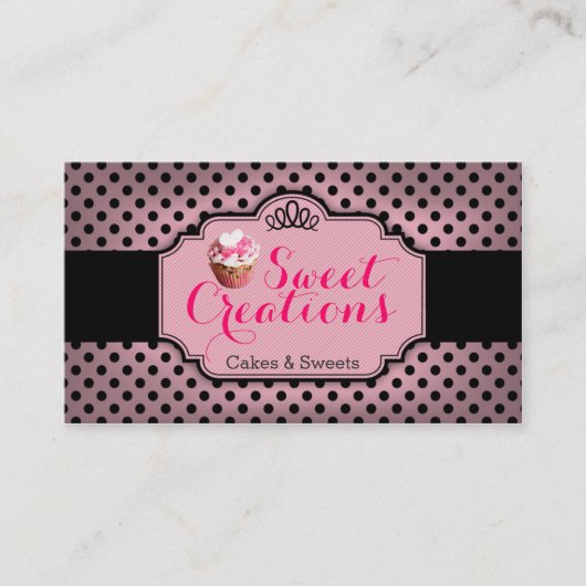 Bakery/Cakes/Sweets Creations Visitekaartje (Voorkant)