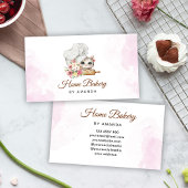 Bakery Chef Kitten Visitekaartje