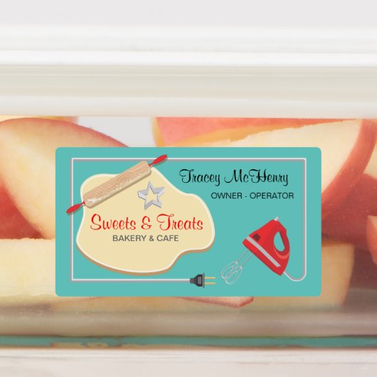 Bakery Cookie Business Stickers (Aangebracht)