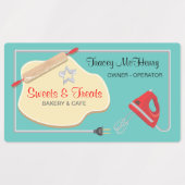 Bakery Cookie Business Stickers (Design 2)
