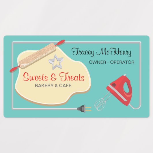 Bakery Cookie Business Stickers (Design 2)