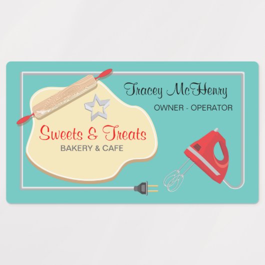 Bakery Cookie Business Stickers (Design 1)