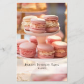 Bakery Custom Foto Sociale Media QR Code Flyer (Voorkant)