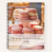 Bakery Custom Foto Sociale Media QR Code Notitieboek (Voorkant)