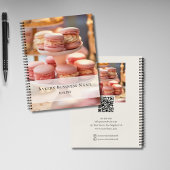 Bakery Custom Foto Sociale Media QR Code Notitieboek