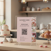 Bakery Custom Foto Sociale Media QR Flyer