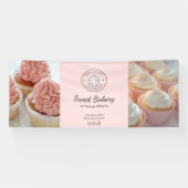Bakery Custom Logo Photo Social Media Pink Spandoek (Horizontaal)