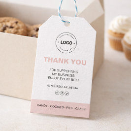 Bakery Custom Logo Thank You Cadeaulabel