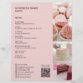 Bakery Custom Photo QR Social Media Pictogrammen M Flyer (Voorkant)