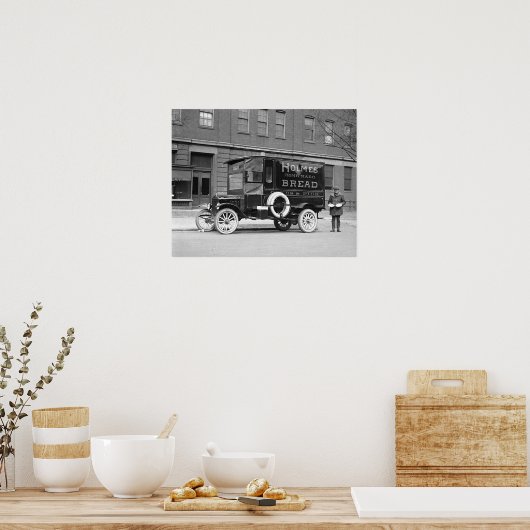Bakery Delivery Truck, 1923.  foto Poster (Keuken)