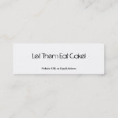 Bakery Dessert Company Visitekaartje (Achterkant)