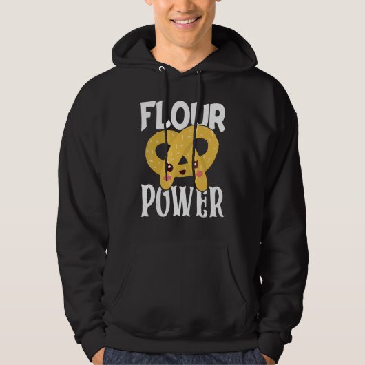 Bakery Donut Baking Flour Power Confectioner Cake Hoodie (Voorkant)