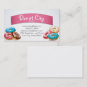 Bakery Donut Visitekaartje Design Sjabloon (Voorkant / Achterkant)