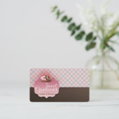 Bakery Donuts Sweet Business Visitekaartje (Staand voorkant)