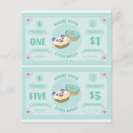 Bakery Extra Dough Play Money Flyer