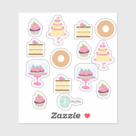 Bakery Fun Donut Cake Cupcake Collectie Planner Sticker