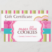 BAKERY GIFT-CERTIFICAAT (Voorkant / Achterkant)
