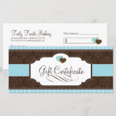 BAKERY GIFT-CERTIFICAAT (Voorkant / Achterkant)