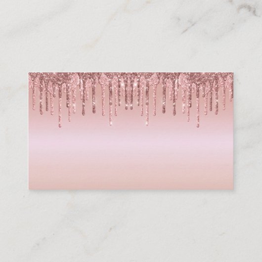 Bakery Glitter Drift Roos Gold Loyalty Punch (Achterkant)