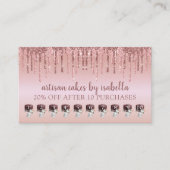 Bakery Glitter Drift Roos Gold Loyalty Punch (Voorkant)