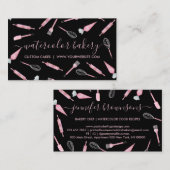 Bakery Homemade Pastry Chef Branding Visitekaartje (Voorkant / Achterkant)
