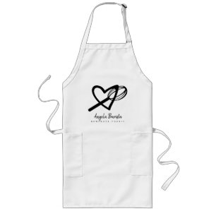 Bakery Huge Heart Love Cake Business Whisk Hand Lang Schort