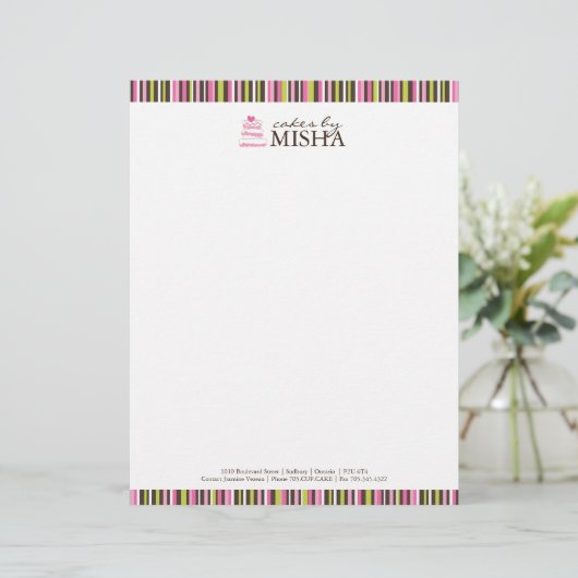 Bakery Letterhead Briefhoofd (Staand voorkant)