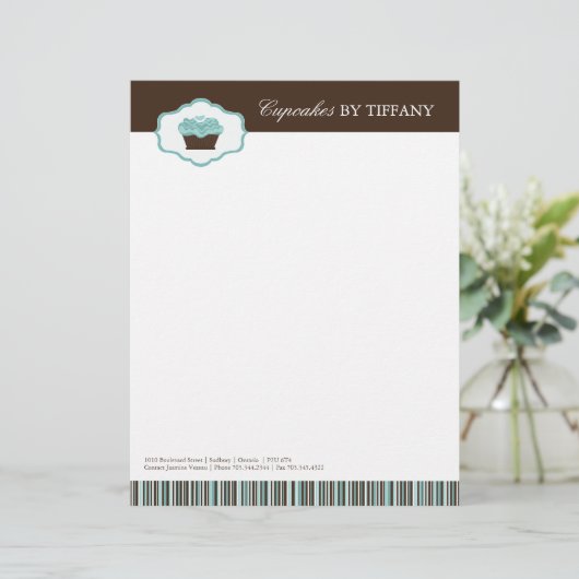 Bakery Letterhead Custom Briefhoofd (Staand voorkant)