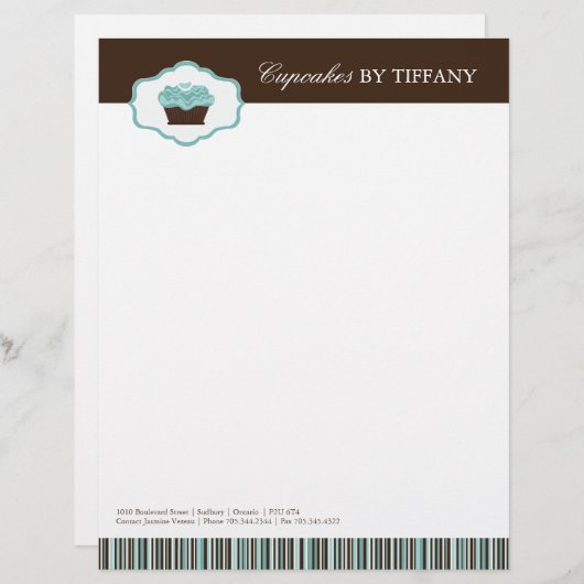 Bakery Letterhead Custom Briefhoofd (Voorkant / Achterkant)