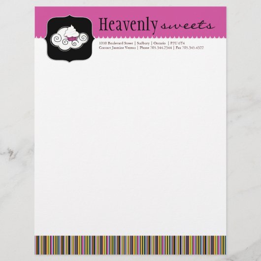 Bakery Letterhead Gepersonaliseerd Briefhoofd (Voorkant)
