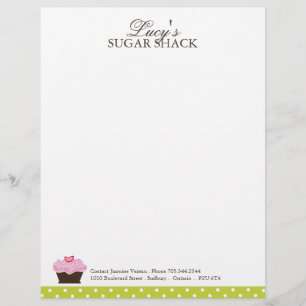 Bakery Letterhead Gepersonaliseerd Briefhoofd