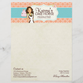 Bakery Letterhead Gepersonaliseerd Briefhoofd