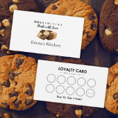 Bakery Loyalty Card Modern Icebox Cookie Visitekaartje