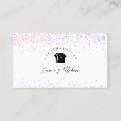 Bakery Loyalty Card Rainbow Glitter Bread Logo Visitekaartje (Voorkant)