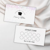 Bakery Loyalty Card Rainbow Glitter Bread Logo Visitekaartje