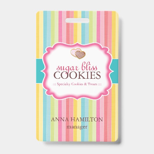 Bakery Manager Employee Badge (Voorzijde)