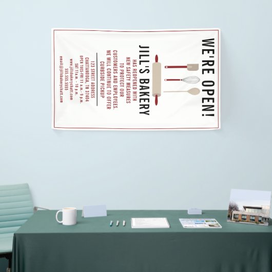 Bakery Open Red Kitchen Food Business Restaurant Spandoek (Beurs)